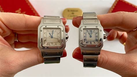 cartier santos galbee womens|cartier santos size chart.